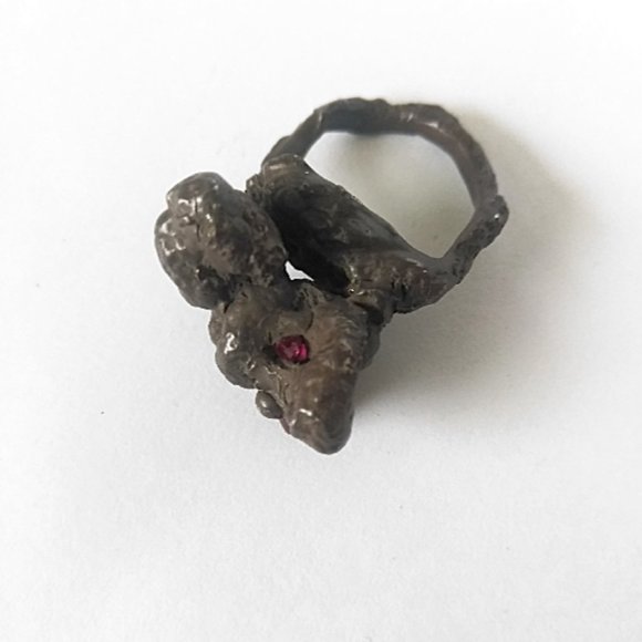 Silver Ring With Rubies - Picture 4 of 4